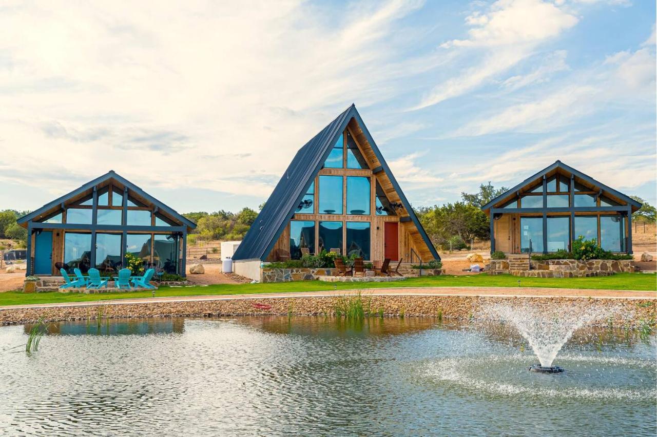 Gruene Daze Chalet - Stylish Aframe - Escape The Ordinary New Braunfels Zewnętrze zdjęcie