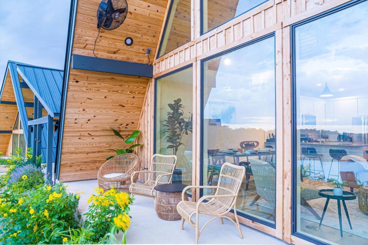 Gruene Daze Chalet - Stylish Aframe - Escape The Ordinary New Braunfels Zewnętrze zdjęcie
