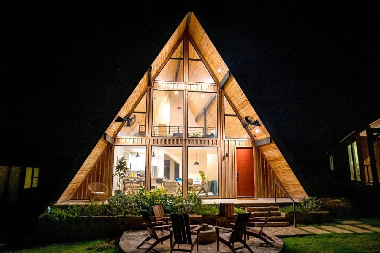 Gruene Daze Chalet - Stylish Aframe - Escape The Ordinary New Braunfels Zewnętrze zdjęcie